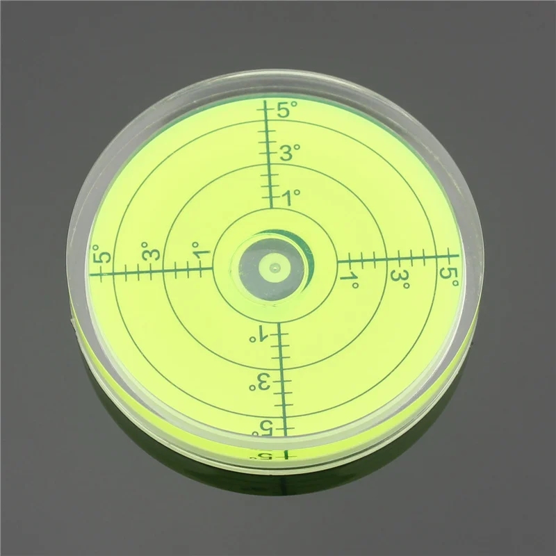 Brand New Acrylic Round Large Universal Spirit Level Plastic Disc Level Bubble Bead