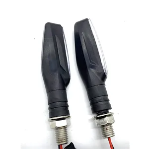4pcs Motocicleta Turno Seqüencial Sinais Blinker LED Fluindo Água Parada Cauda Turn Signal Indicadores Luzes Piscando 10 principais vendas piscas de moto 4 - №3