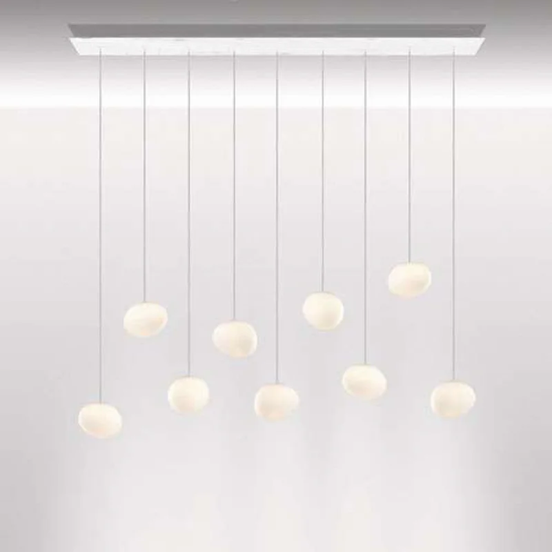 Modern Glass Pendant Lights Italy Foscarini Gregg Hanging Lamp Led Irregular pendant lamp Dining Room Kitchen loft Light Fixture