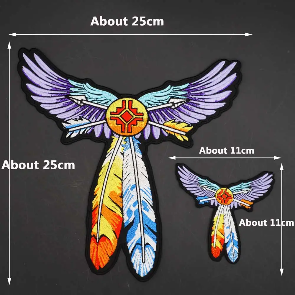 Wings Embroidery Patch Sticker Badge Clothes Decoration Back High-grade Iron-On