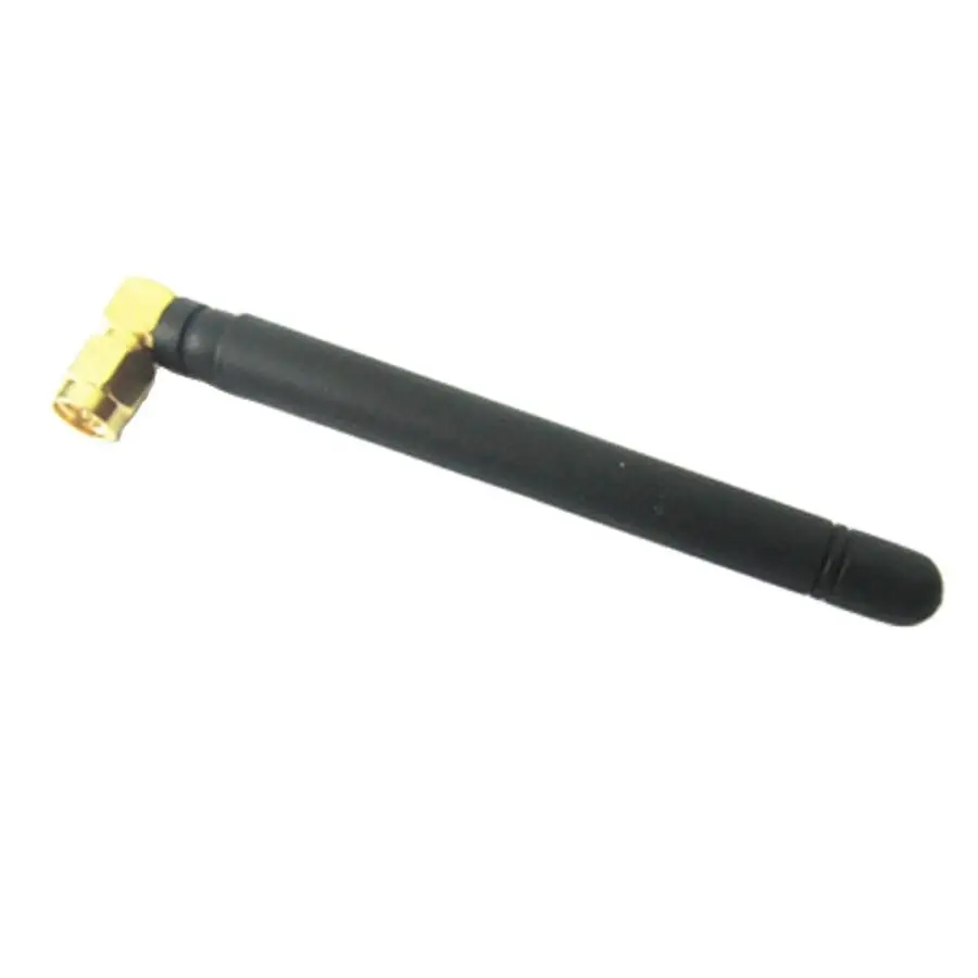 1PC 433Mhz Antenna 2dbi Omni-Directinal SMA Male Right Angle Connector Radio Aerial 106mm Good Quality Wholesale Price