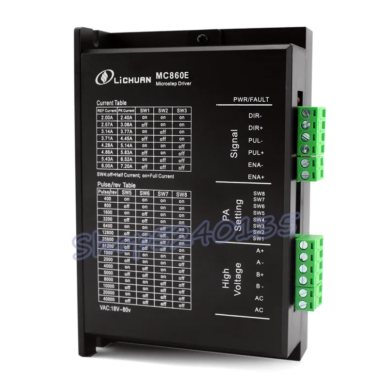 

MC860E 2-phase NEMA34 hybrid stepper motor driver DSP AC/DC48V replace DM860