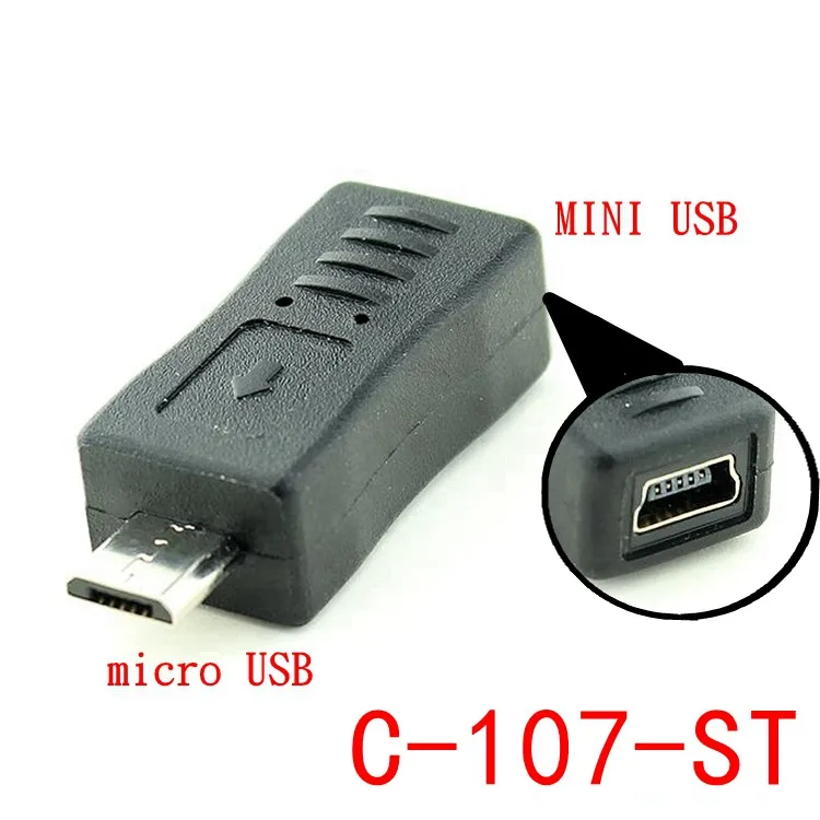 1 stücke 90 Grad Links & Rechts Abgewinkelt Mini USB 5pin Buchse auf Micro USB Männlichen Daten Sync Adapter Stecker micro USB Z