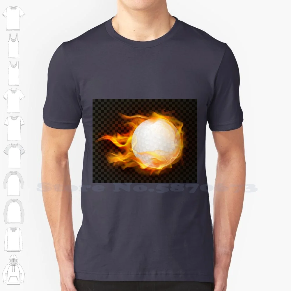 Fire Logo Art 100% Cotton T-Shirt Ball Sports Hockey Apollo Program Apple Armstrong Astronaut Awm Bender Bending Bolin Borman