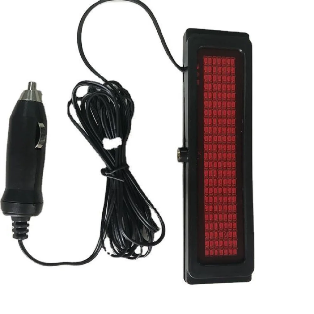 Waterproof DC 12 v car advertising display screen LED programmable message sign scrolling taxi light board with remote control