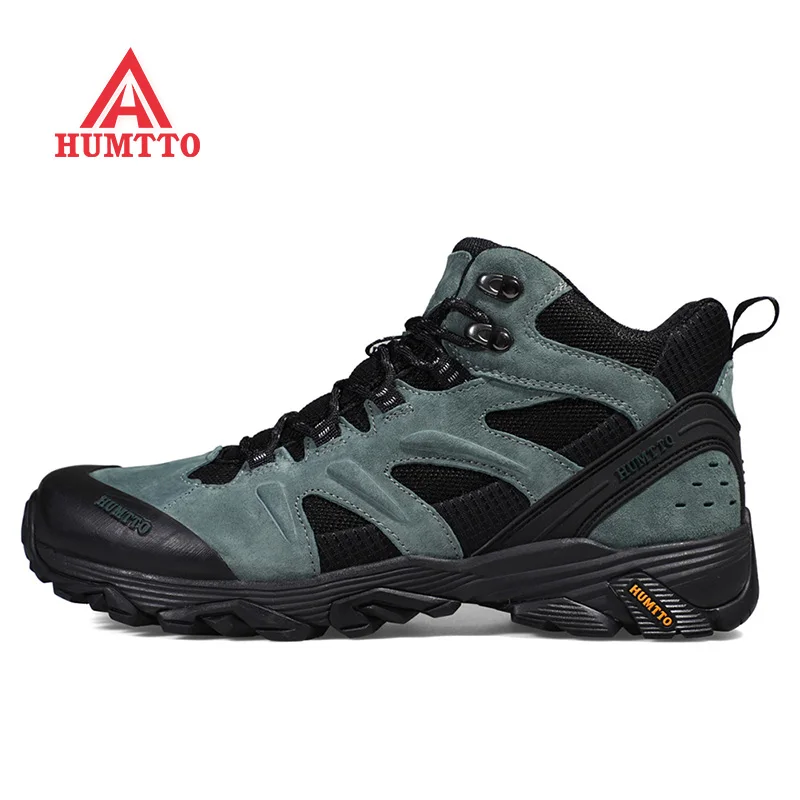 Humtto Waterproof Men‘s Hiking Shoes Men Breathable Climbing Men Sneakers Trekking Hunting Tourism Mountain boots Tactical shoes