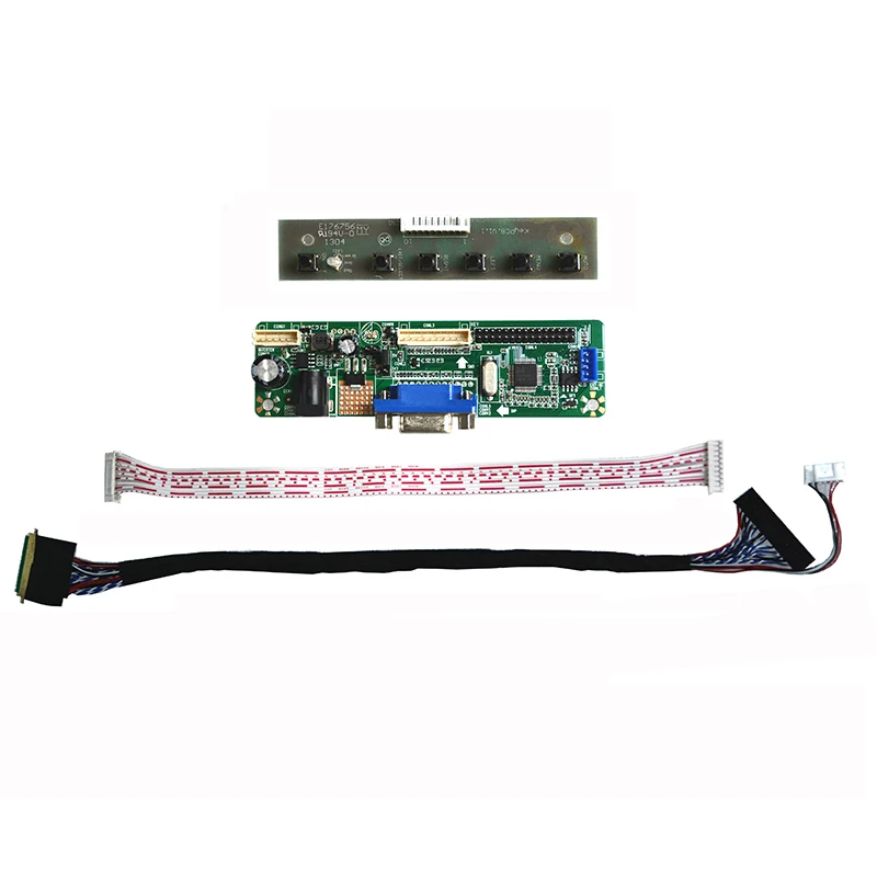 VGA LVDS LCD مجموعة لوحة تحكم ، شاشة LED ، 14 "، 1600x900 ، B140RW01 ، B140RW02 ، B140RW03
