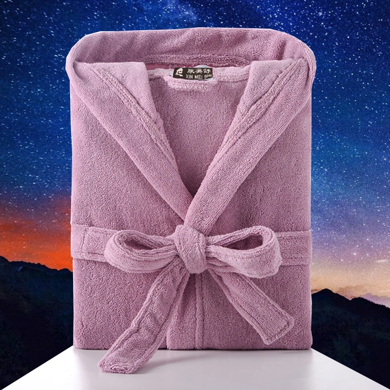 

Winter Luxury Cotton Bathrobe Bridesmaid For Men For Women With Hooded And Belt Towel Velvet Nightrobe Sleepwear Bath Robe