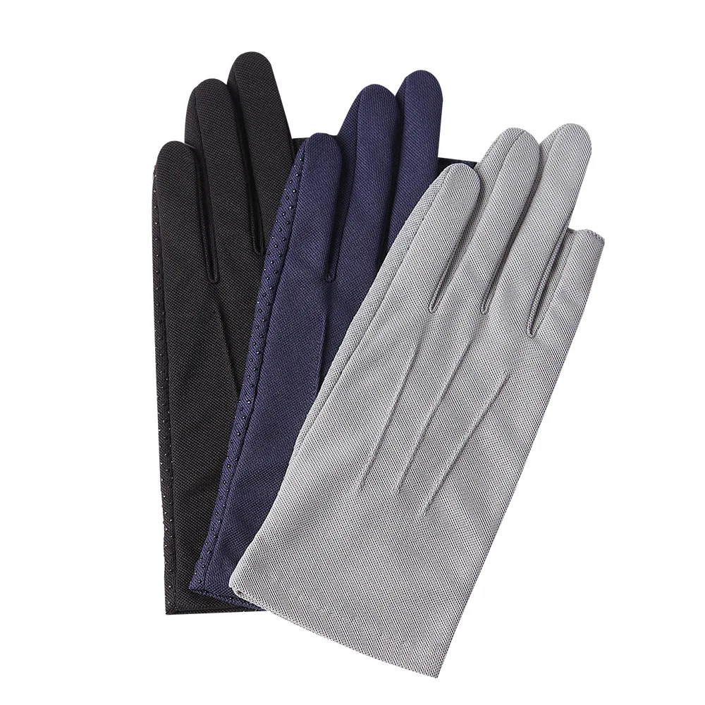 Summer Gloves Male Anti-Sun Thin Driving Non-Slip Fishing Two Fingers Fingerless Female Breathable Man Women Mittens SZ201W