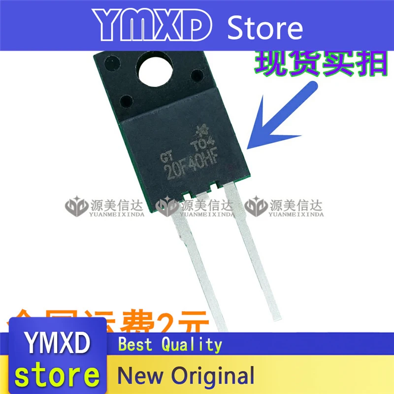 

10pcs/lot New Original 20F40HF Fast Recovery Diode 20A 400V TO-220F Two Pins In Stock