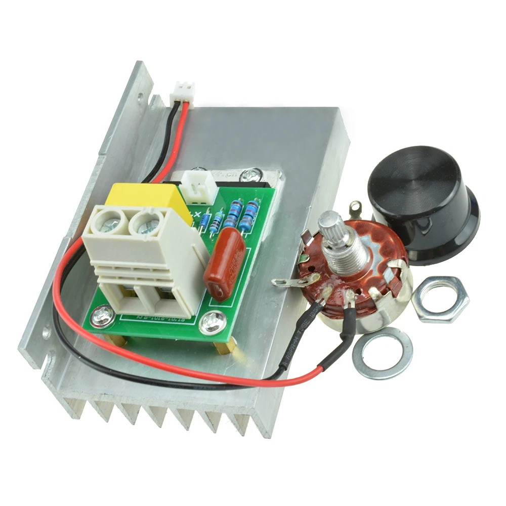 AC Regolatore di Velocità del Motore 10000W 220V SCR Elettrico Regolatore di Tensione Dimmer Temperatura di Velocità del Motore Regolatore di