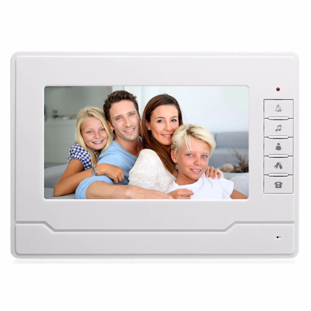 7 inch Monitor Video Intercom Door Phone Doorbell system Video interphone system for Home villa 1-IR camera 1- LCD screen