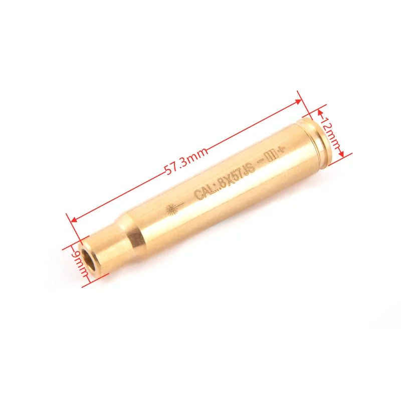 8x57JS Rifle Laser Boresighter Red Laser Collimator 8x57JRS Bore Sighter for Hunting