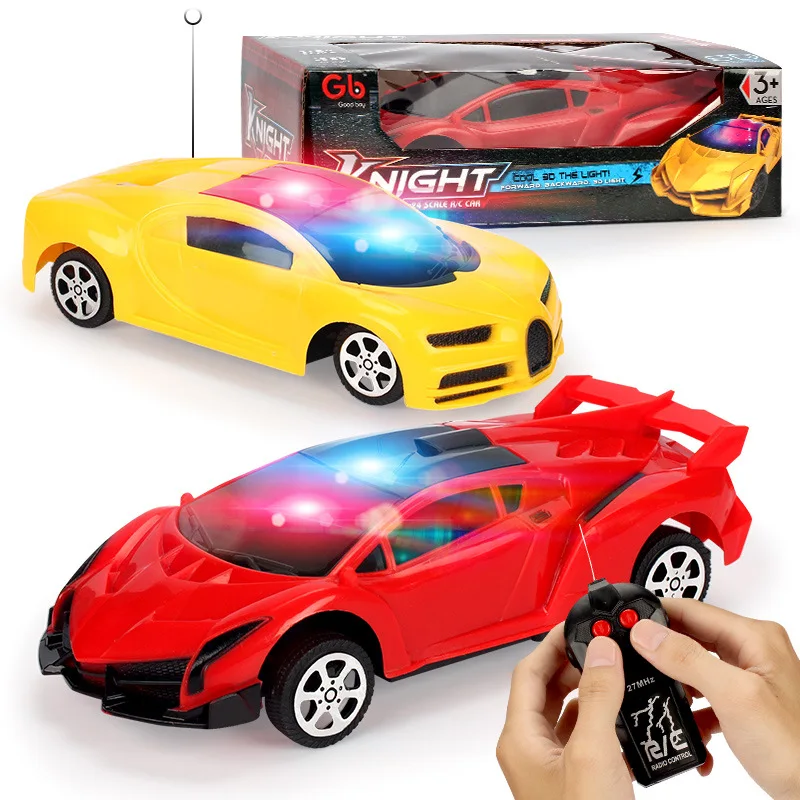 Children's 2 Channels Remote Control Sports Car Drift RC Car Remote Control Car Model Toy RC Car Toy For Boys Birthday Gifts