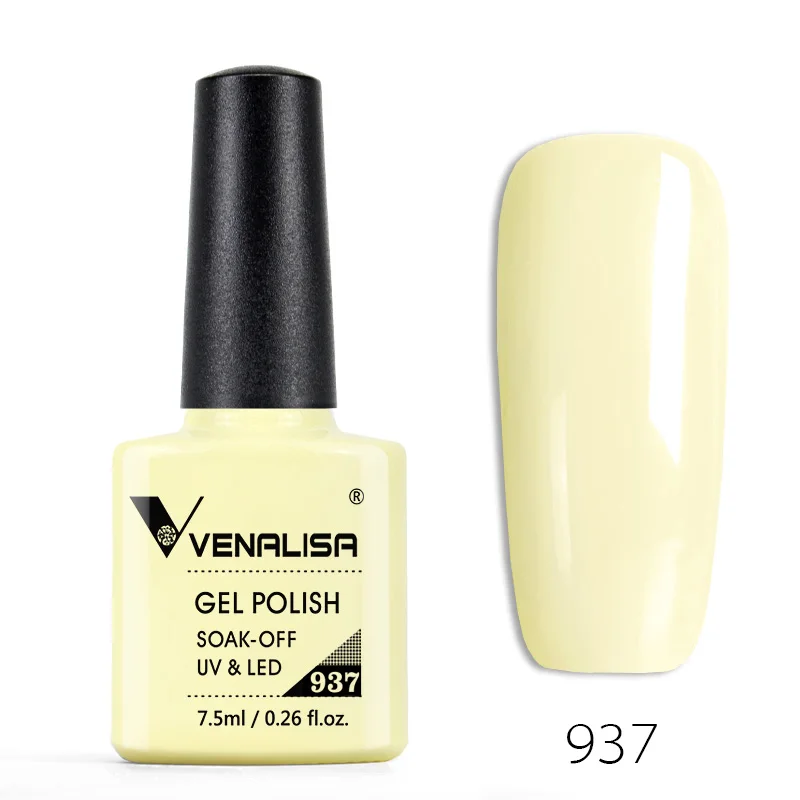 # 61508 Venalisa Gel Nail 7,5 ml Top Coat Top Base Coat Foundation voor UV Gel Polish Beste op Ali Nieuwe Stijl Nagellak Vernis