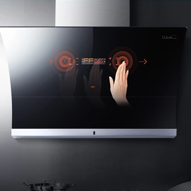 Campana extractora para el hogar, ventilador de ventilación de cocina, tipo de succión lateral, extractor de cocina grande, 900mm, 22 /21m ³