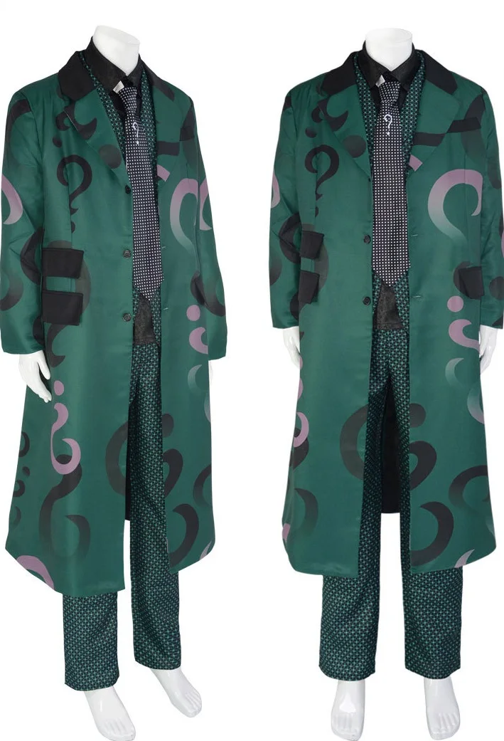 Gotham Season 5 the Riddler Cosplay Edward Nygma Costume Suit Halloween Christmas Uniform