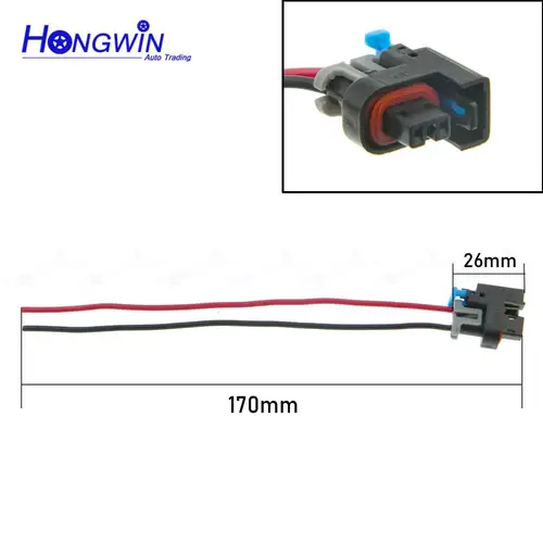 Imagen 2 del producto Conector Universal para inyector de combustible, enchufes para Suzuki, Chevrolet, Opel, Einspritzventil, Daewoo 20/50, 96334808, 10/96386780, 25332290