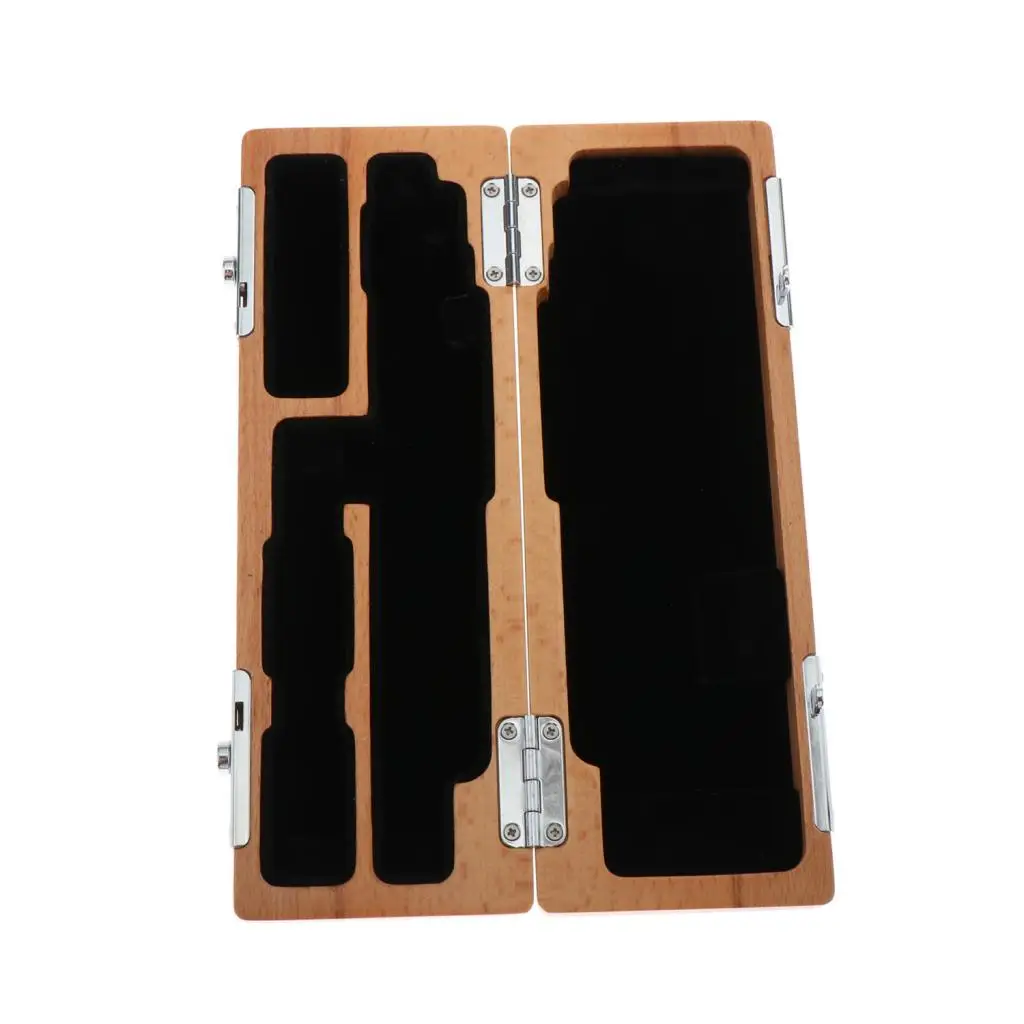 Professional Durable Wooden Piccolo Hard Case Woodwind Instrument 23x8x3CM