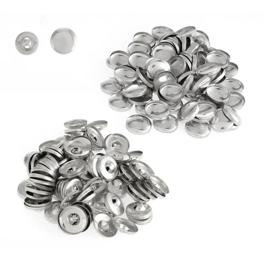 Button Maker Handmade Fabric Covered Button Machine Button Mould Dies Hand Press DIY Tool with 3 Molds 300pcs Buttons