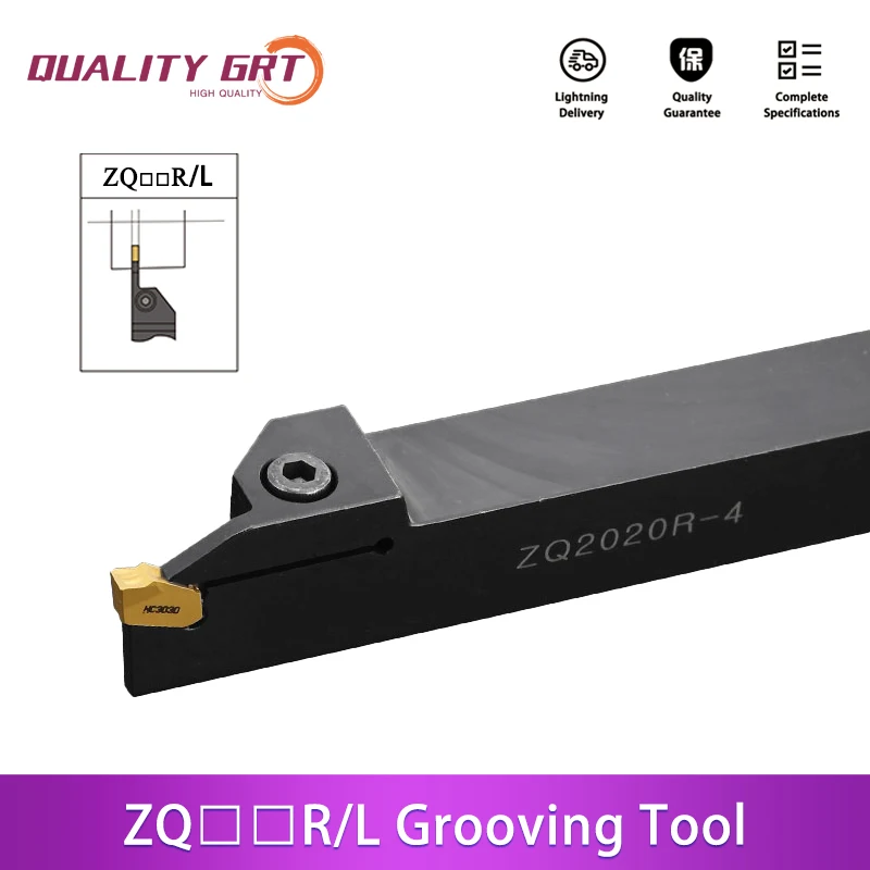 Q.Grt ZQ1616/2020/2525R/L الخارجية الحز أداة مخرطة بالقطع قطع الأدوات المعدنية إدراج الحز ل SP200/300