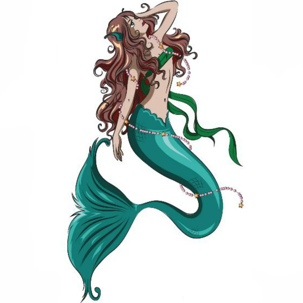 Sexy and charming mermaid series tattoo stickers RQ can be customized patterns Temporary Body Tattoos 200pcs