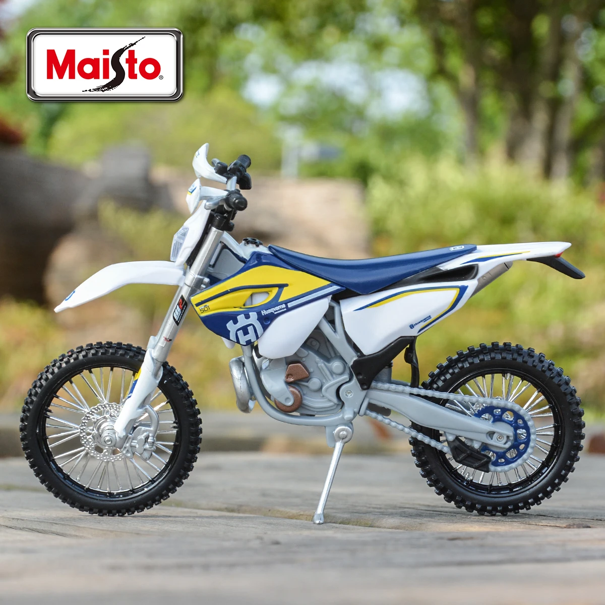 Maisto 1:12 Husqvarna FE 501 Die Cast Kendaraan Koleksi Hobi Motor Model Mainan