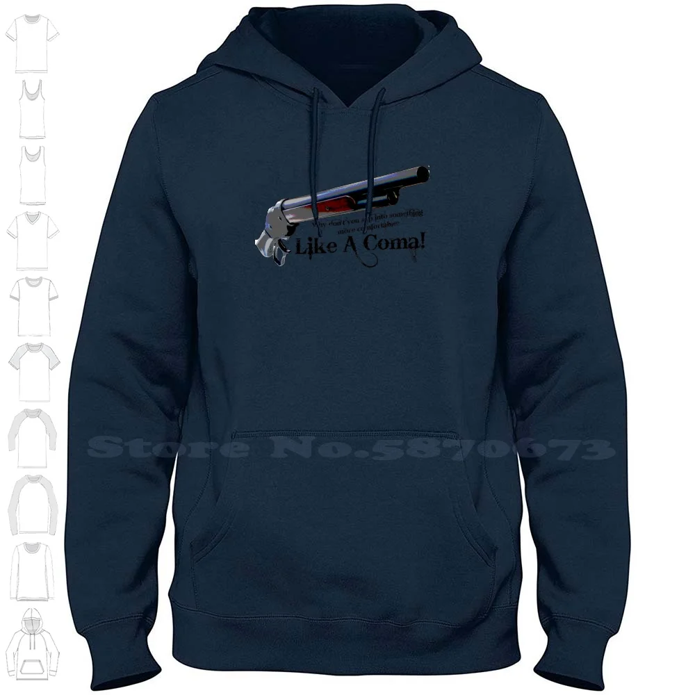 Like A Coma!-Waverly Earp 100% Cotton Hoodie T-Shirt Wynonna Earp Waverly Provost Chalkley Guns