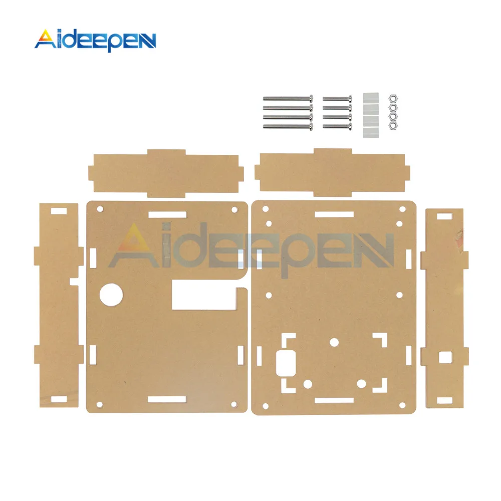 Carcasa de acrílico transparente para Transistor LCR-T4 M328, probador de capacitancia ESR Mega328, Kit de bricolaje (solo estuche)