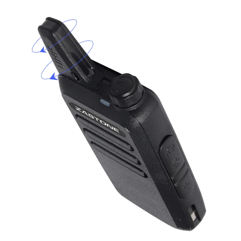 Zastone-X6 Mini Walkie Talkie Handheld, Transceptor Comunicador, Rádio portátil para caça, UHF, 400-470MHZ, 16CH, 5W