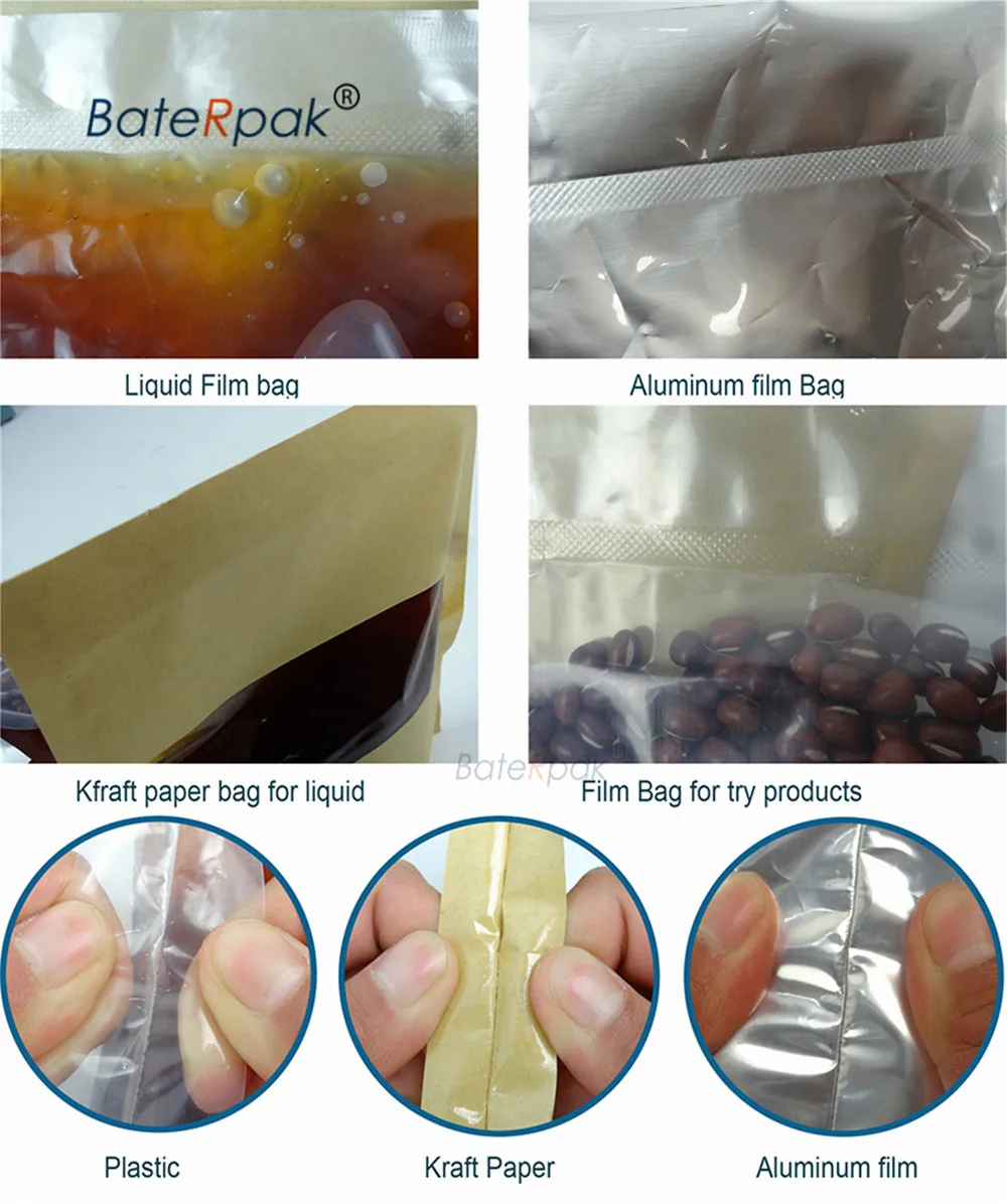 FR-200B (ختم 8 مللي متر) BateRpak فيلم بلاستيكي لحام ، الألومنيوم احباط حقيبة ، كرافت ورقة حقيبة التدفئة دفعة ختم آلة ، الحديد الجسم 220 فولت