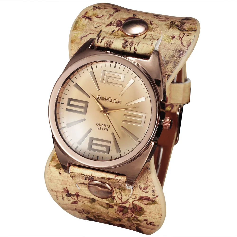 Bohemian Style Women Watches WOMGAE Fashion Women Dress Watches Big Dial Womens Watches Casual Ladies Watches dames horloges
