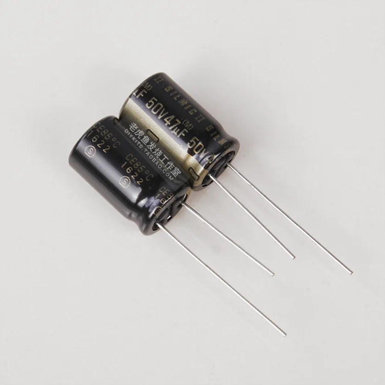 2pcs/20pcs 47UF 50V47uF SILMIC II RFS ELNA Brand new original fever audio electrolytic capacitor