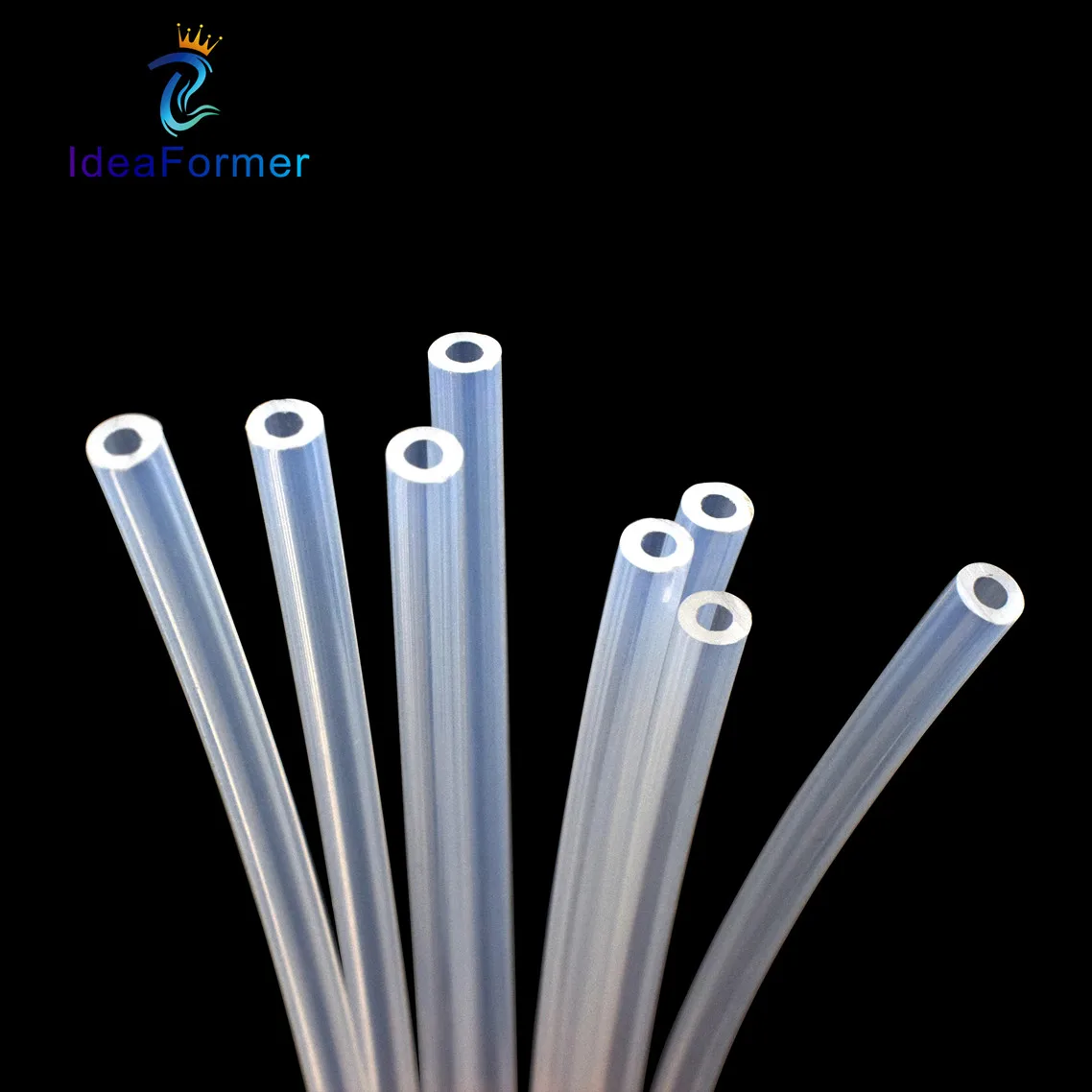 1/5/10/50m 2*4mm Clear PFA PTFE Tube PiPe For 1.75mm Filament 3D Printer Printing Head RepRap Rostock Bowden Extruder Accessory.