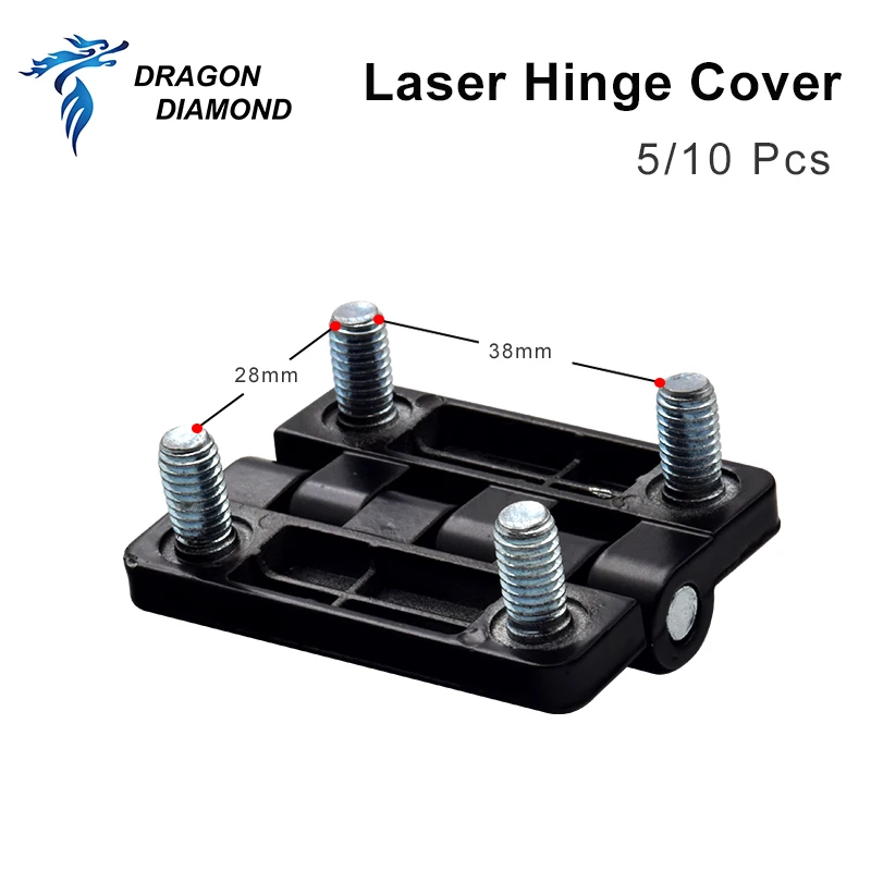 DRAGON DIAMOND coperchio cerniera Laser parti meccaniche per incisore Laser Co2 e macchina da taglio Kit Laser Co2 fai da te con lega di zinco