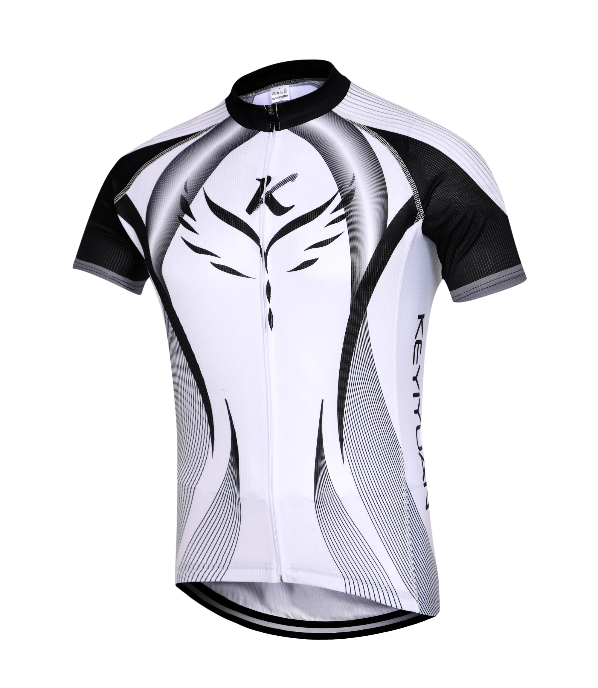 

KEYIYUAN Summer Road Bike Short Sleeved Breathable Outdoor Cycling Sportswear MTB Jersey Men Maglia Ciclismo Wielerkleding Heren