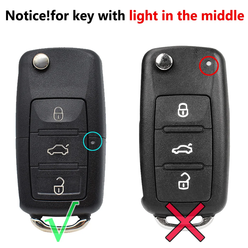 3 Button Car Remote Key Shell Case For Skoda Fabia Octavia Superb For Seat Leon Toledo Altea Ibiza