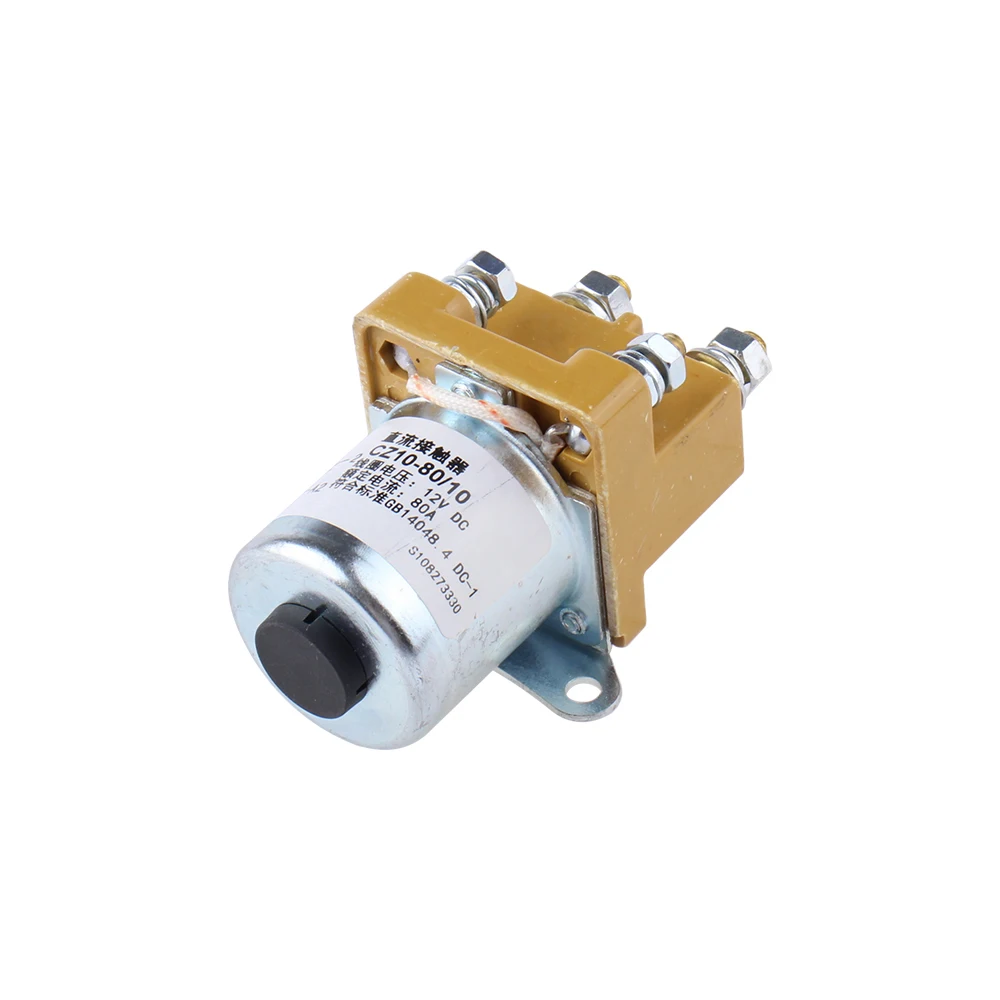 CZ10-80 80A NO (normally open) 6V12V24V36V48V60V DC Contactor for Motor Forklift Electromobile Grab Wehicle Car Winch