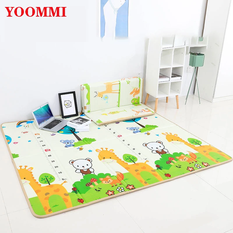 

Baby Play Mat Baby Playpen Cartoon Playmat Educational Children's Carpet Climbing Pad Toddler Carpet Kids Rug Baby Fence Mat