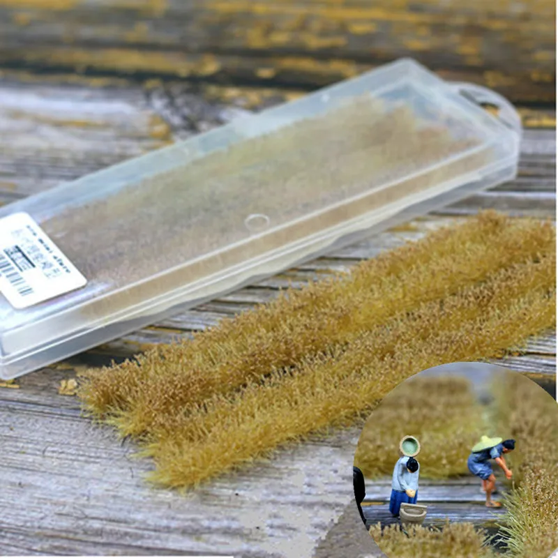 

1Pc DIY Rice field in winter Model Scenario Miniature Material for Train Sand Table