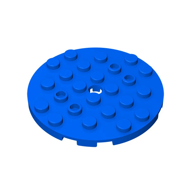 11213 Plate Round 6x6 With Hole Bricks Collections Bulk Modular GBC Toys For Technical MOC 1Pcs Gifts Buildings Blocks