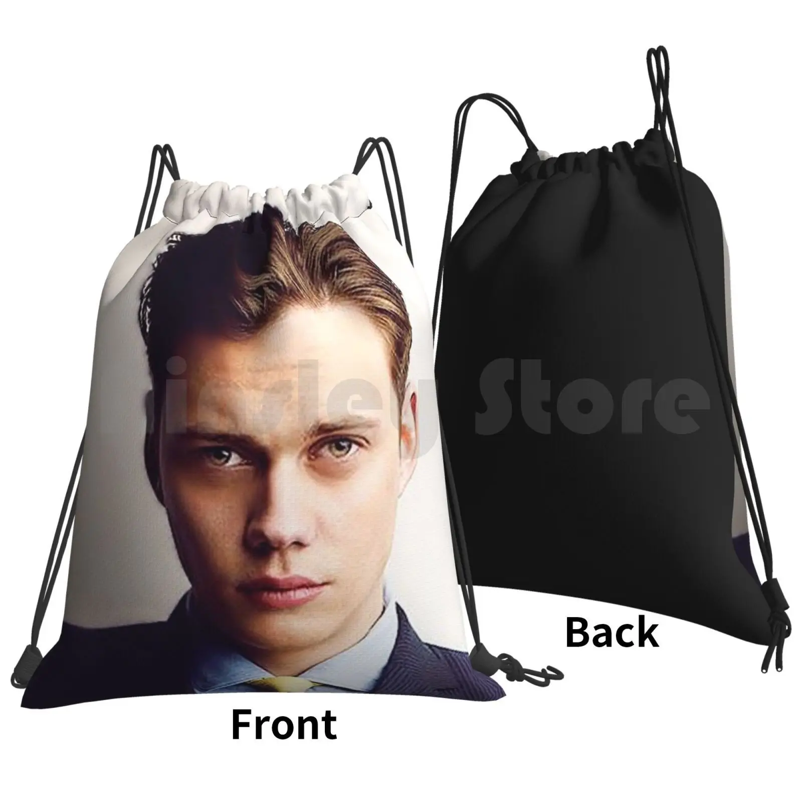 Bill Skarsg ? Rd Backpack Drawstring Bag Riding Climbing Gym Bag Bill Skarsg ? Rd It Movies Movie Tumblr New Cool Hot Penny