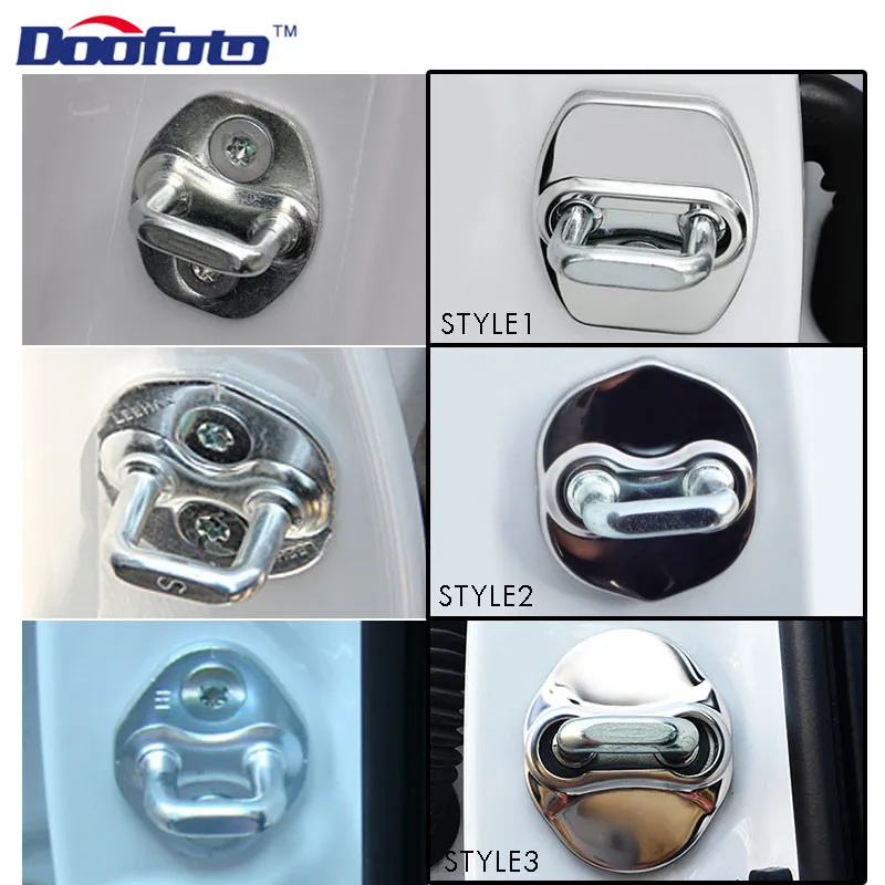 4pcs Car Door Lock Cover For Hyundai Tucson I30 IX35 Creta Solaris I40 Kona IX25 Santa fe Accent Accessories Car Styling