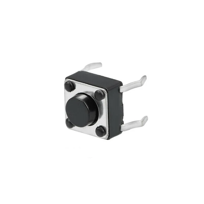 50 pz 6 x6x5/4.3/5.5/6/7/8/9/10/13MM interruttore tattile interruttore a pulsante 12V rame 4pin DIP Micro interruttore per TV/giocattoli/pulsante