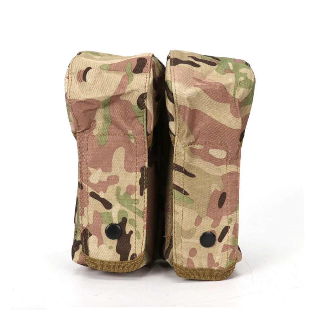Bolsa MOLLE táctica doble camuflaje para revistas AK y caza
