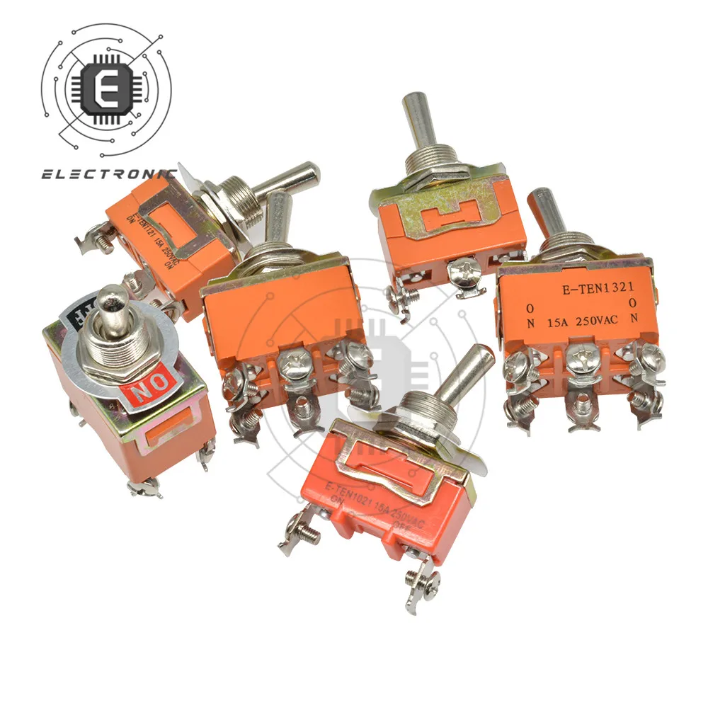 Interruptor de palanca Original, 250V/15A, E-TEN1021/1121/1122/1221/1321/1322, 29x14,5 MM, 31x19,8 MM, en Stock