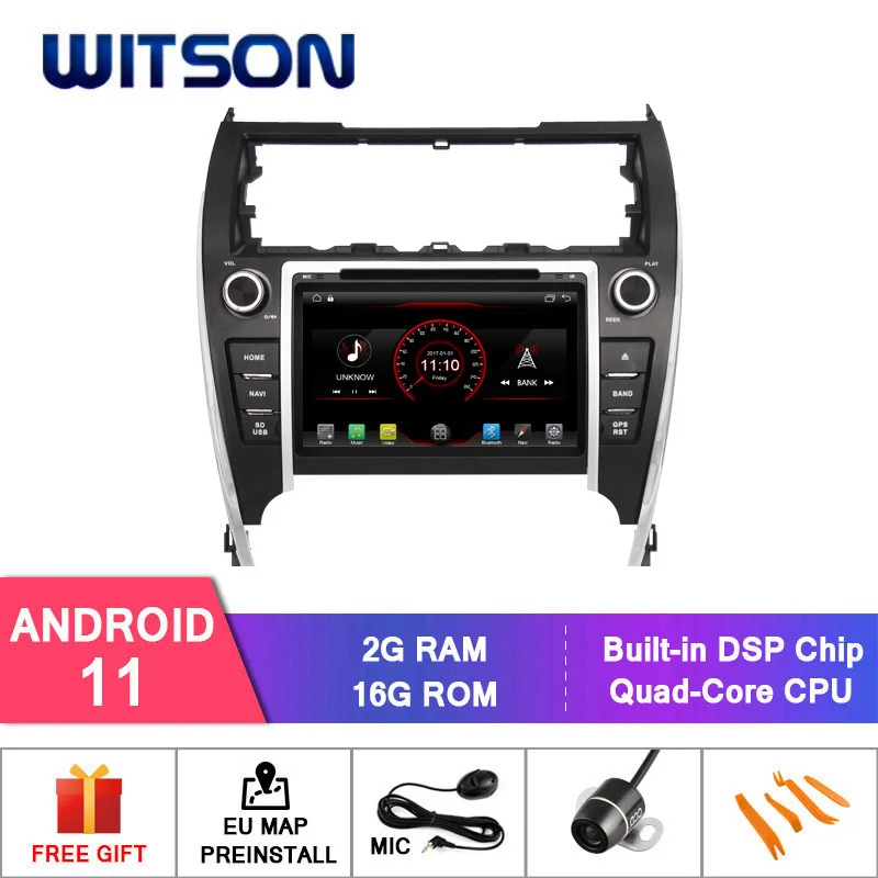 

WITSON ANDROID 11 CAR MULTIMEDIA PLAYER FOR TOYOTA CAMRY 2012 US VERSION AUTO STEREO CAR RADIO NAVIGATION GPS built in carplay