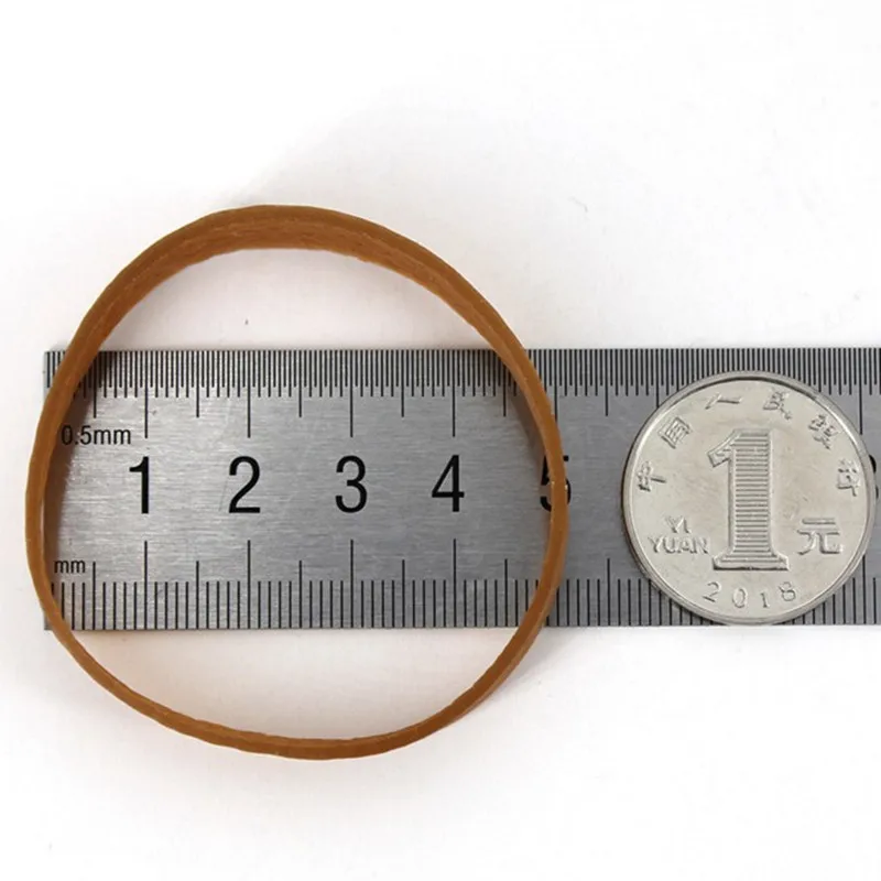 50*10Mm Karet Gelang Elastis Pemegang Alat Tulis Paket Pasokan Cincin Karet untuk Sekolah Rumah atau Kantor