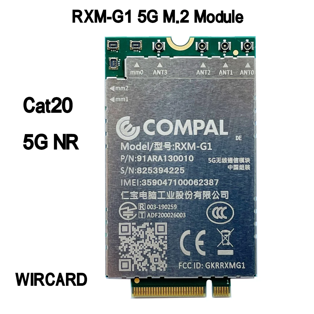 RXM-G1 5G Module Cat20 LTE 4G M.2  SDX55