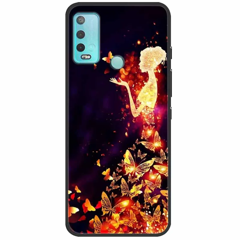 For Wiko Power U30 Case U20 U10 Soft Painted Cool TPU Black Back Cover for Wiko Power U20 Phone Cases Silicone PowerU30 U 20 10